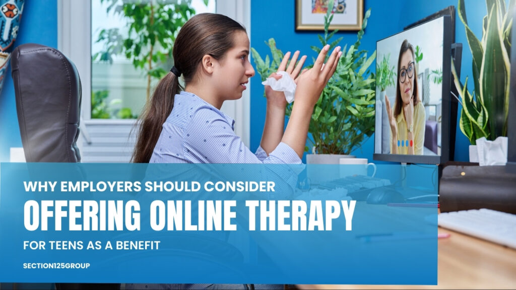 Online Therapy for Teens as a Benefit